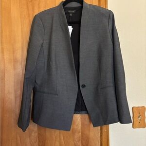 Ann Taylor NWT Charcoal Suit (Blazer + Pants)